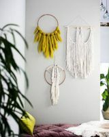 Boho Macrame sienas stiprinājumi