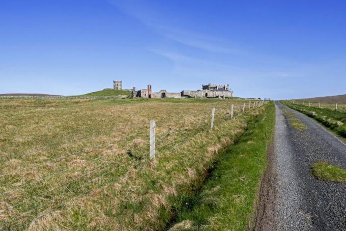 Brough lodge, 19. gadsimta gotiskā savrupmāja Fetlar salā