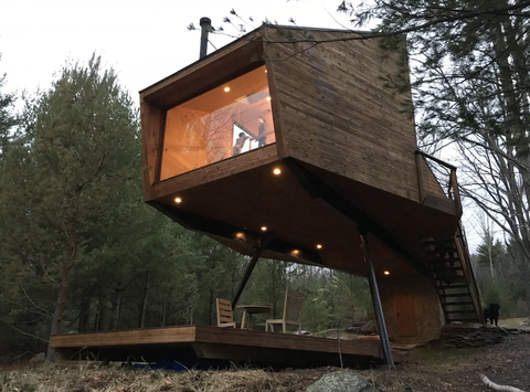 willow treehouse airbnb catskills Ņujorka