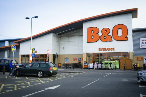 B&Q diy datortehnikas veikals, Trostre mazumtirdzniecības parks, Lanelli, Velsa, UK