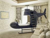 Luksusa helikopteru bērnu gulta maksās vismaz 35 000 USD