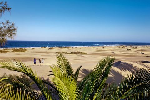 Maspalomas smilšu kāpas, Gran Kanārija, Kanāriju salas, Spānija