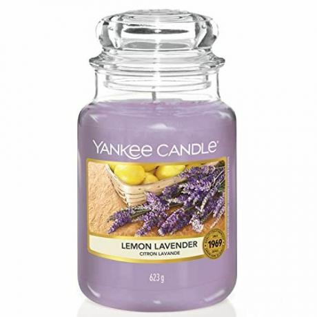 Yankee Candle Citronu Lavandas Liela Burka Svece 