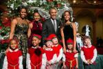 Obamas ģimene izsūta Baltā nama Ziemassvētku kartīti 2016. gadam