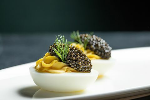 thomas keller regiis ova caviar šampanieša atpūtas telpa napa ieleja