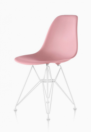 Eames molded plastmasas sānu krēsls 