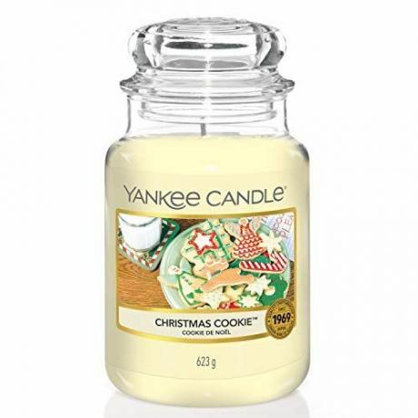 Yankee Candle Ziemassvētku cepumu liela burka svece 