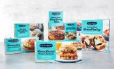 Cinnabon tikko izlaida saldētu brokastu līniju ar karameļu pekanriekstu rullīšiem un CinnaSweet virpuļiem