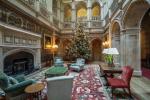Downton Abbey's Highclere pils met Ziemassvētku vakariņas
