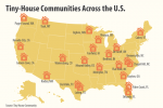 Kur ASV dzīvo cilvēki ar niecīgām mājām