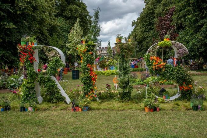 rhs burti rhs hempton Court Palace dārza festivāls 2021