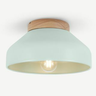 Albert Flush griestu lampa, Duck Egg Blue