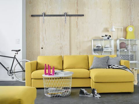 Ikea VIMLE dīvāns - dzeltens