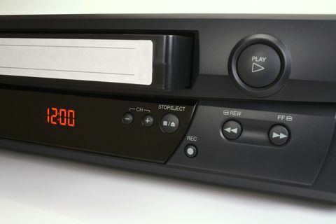 VCR mašīna ar VHS