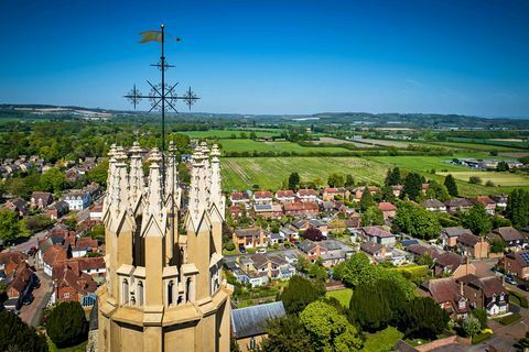 Hadlow tornis, Hadlow pils, Tonbridge, Kent