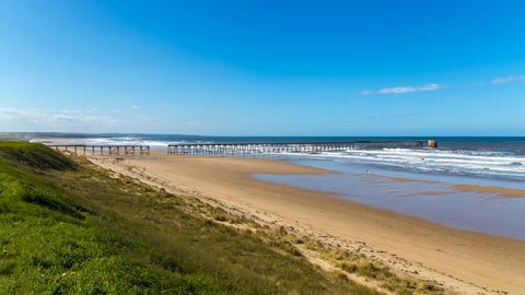 North Sands Beach, Hartlepool, UK