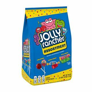 Jolly Rancher konfektes, cietās konfektes un Stix augļu aromātu konfektes, 46 oz soma