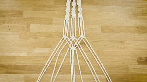 Macrame stādītājs DIY