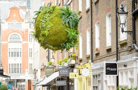 Anna Garforth, Rise kokedama instalācija St Christopher's Place, Londonā