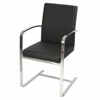 Ebern Designs konsoles krēsls sudraba krāsā