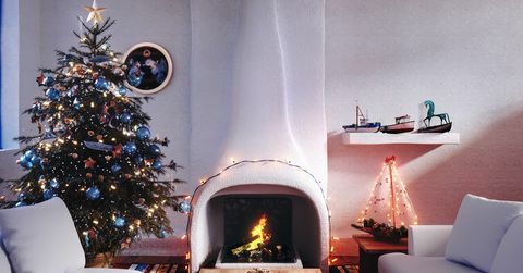 Ziemassvētku dzīvojamās istabas no visas pasaules