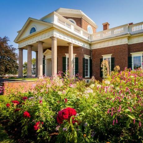 monticello, thomas jefferson māja Virdžīnijā, ASV