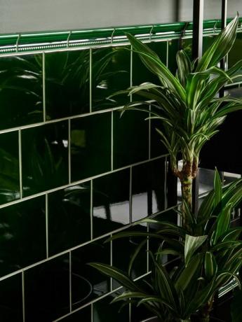 oriģinālā stila mākslas darbi Viktorijas zaļā krāsā e9928, e9000, e9903 ar zemes darbu marmora grīdas flīžu ainavu