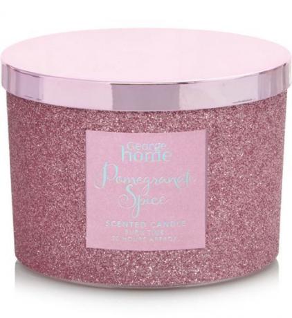 George Home Glitter Multiwick svece - granātābolu garšviela £ 7