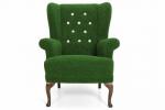 Īpašs Sofa London dizaina mākslīgās zāles atpūtas krēsls Vimbldonas tenisa čempionātam