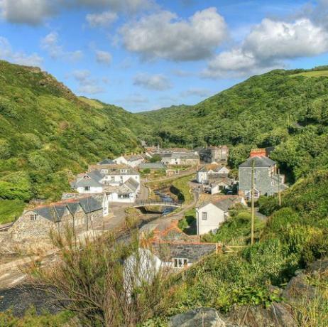 boscastle, radzenes zvejnieku ciems