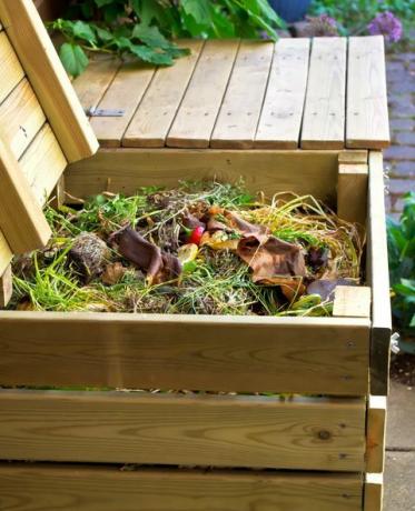 kā izgatavot no koka izgatavotas komposta komposta tvertnes dārzeņu virtuves un dārza atkritumiem