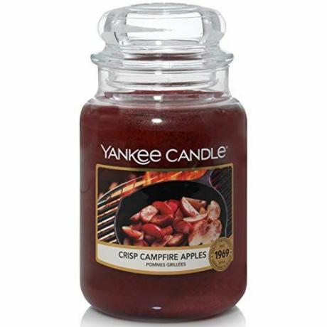 Yankee Candle Crisp ugunskura āboli Liela burka svece