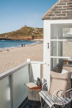 alba pludmales māja, St ives, Cornwall, Lielbritānija
