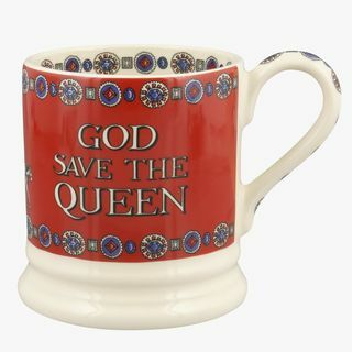 Queen's Platinum Jubilee God Save The Queen 12 pintu krūze