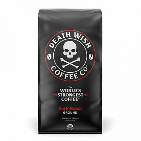 Death Wish 'Pasaulē spēcīgākais' kafijas tumšais cepetis