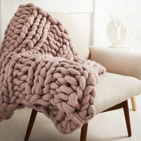 Lauren Aston chunky adītas segas, notonthehighstreet.com