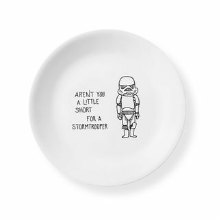 Zvaigžņu karu Stormtrooper salātu šķīvis