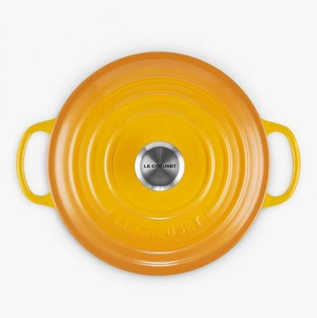 Le Creuset Signature čuguna apaļais kastrolis, nektārs, 20 cm