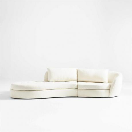 Izliekts 2-daļīgs kreiso roku krēsls sekciju dīvāns no Athena Calderone